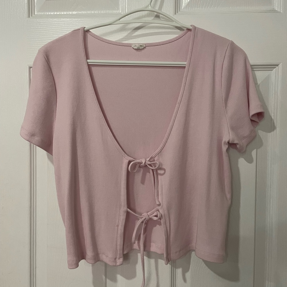 Artizia only tie front t-shirt